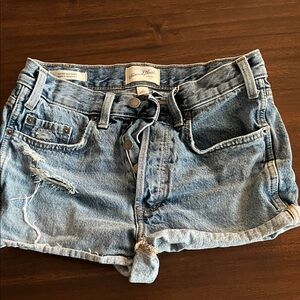 Universal Thread Light Blue Distressed Jean Shorts